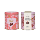 Boite métal chocolat saint valentin truffes fantaisie