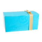 Confiseur - Bleu - noeud or - chocolate truffles