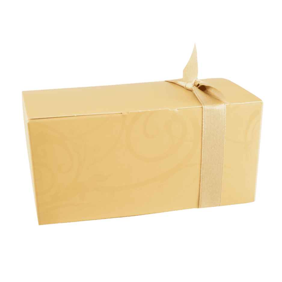 Confiseur - Creme - noeud or - confiseries