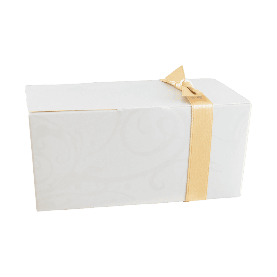 Confiseur - Gris perle - noeud or - grossiste chocolat