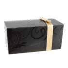 Confiseur - Noir - noeud or - french chocolates