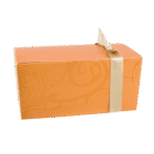 Confiseur - Orange - noeud or - fournisseur chocolat
