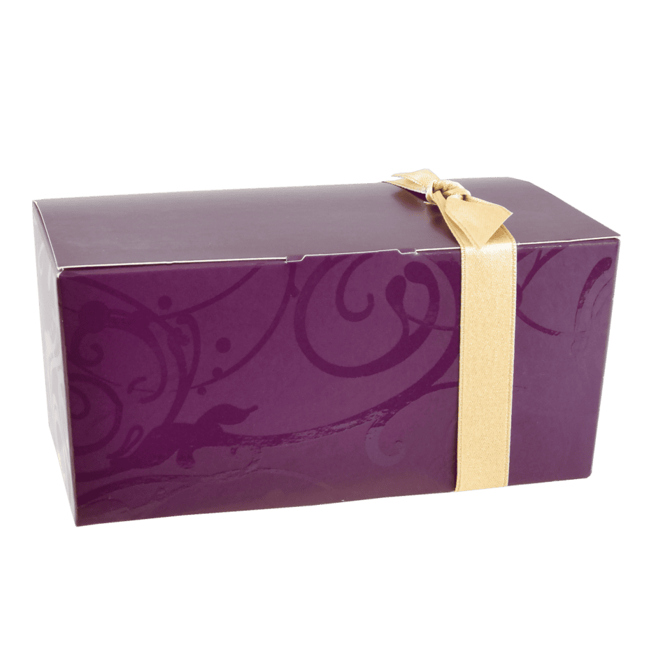 Confiseur - Prune - noeud or - chocolat b2b